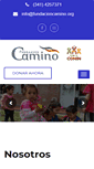 Mobile Screenshot of fundacioncamino.org